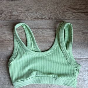 Lime green Alo bra